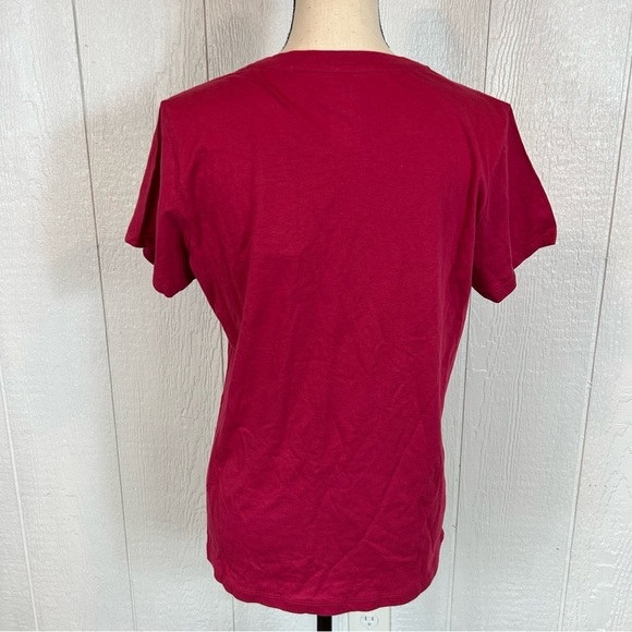 NEW Gap Logo Pink and White Short Sleeve Tee Shirt T Shirt Size Medium M - Picture 4 of 9